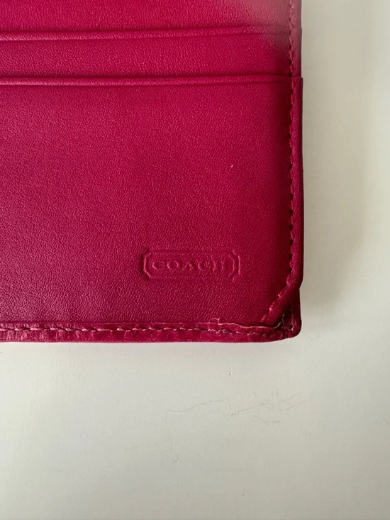 Y2K Coach Soho Signature Long Wallet - Pink - Picture 6 of 10
